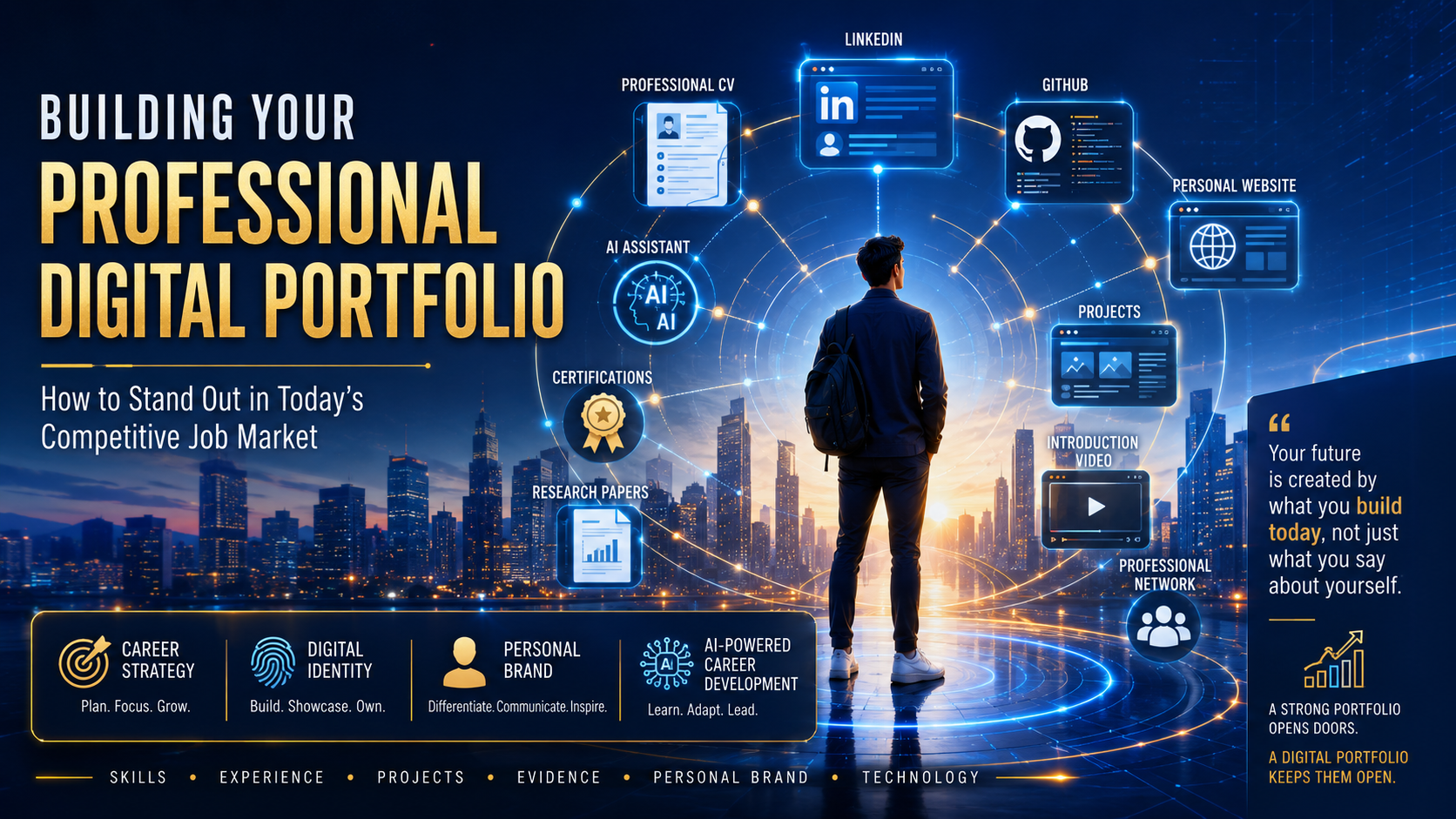 Slide 1: Building Your Professional Digital Portfolio